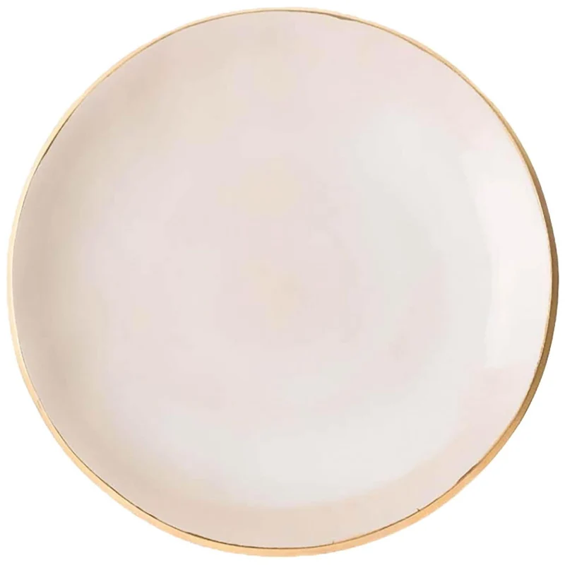 Dinerbord Edge Ivory Gold 28cm