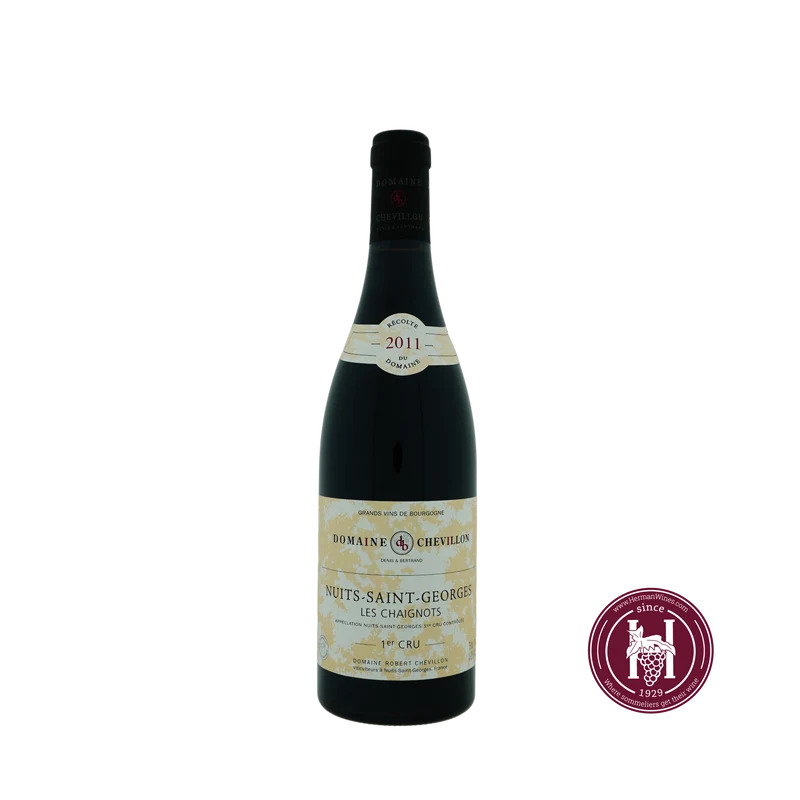 Nuits Saint Georges 1er cru Chaignots - Robert Chevillon - 2011 - 0.75L - Frankrijk - Bourgogne - Rood
