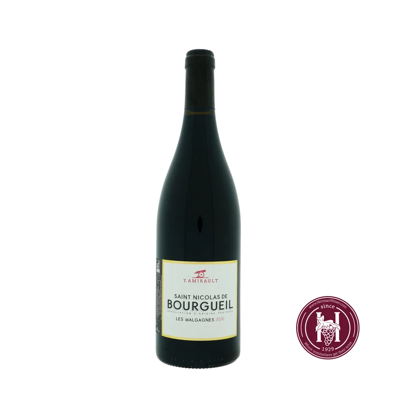 Saint-Nicolas-de-Bourgueil les Malgagnes - Yannick Amirault - 2020 - 0.75L - Frankrijk - Loire - Rood