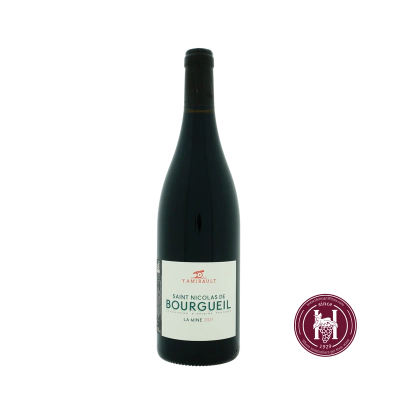 Saint-Nicolas-de-Bourgueil la Mine - Yannick Amirault - 2021 - 0.75L - Frankrijk - Loire - Rood
