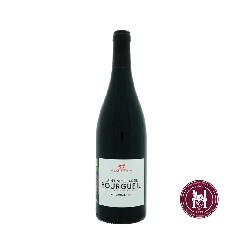 Saint-Nicolas-de-Bourgueil la Source - Yannick Amirault - 2021 - 0.75L - Frankrijk - Loire - Rood