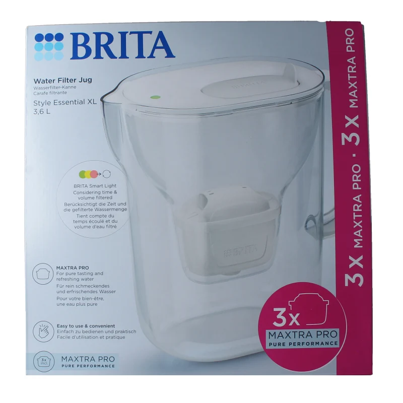 Brita Style essential XL wit+3 maxtra pro pure perf