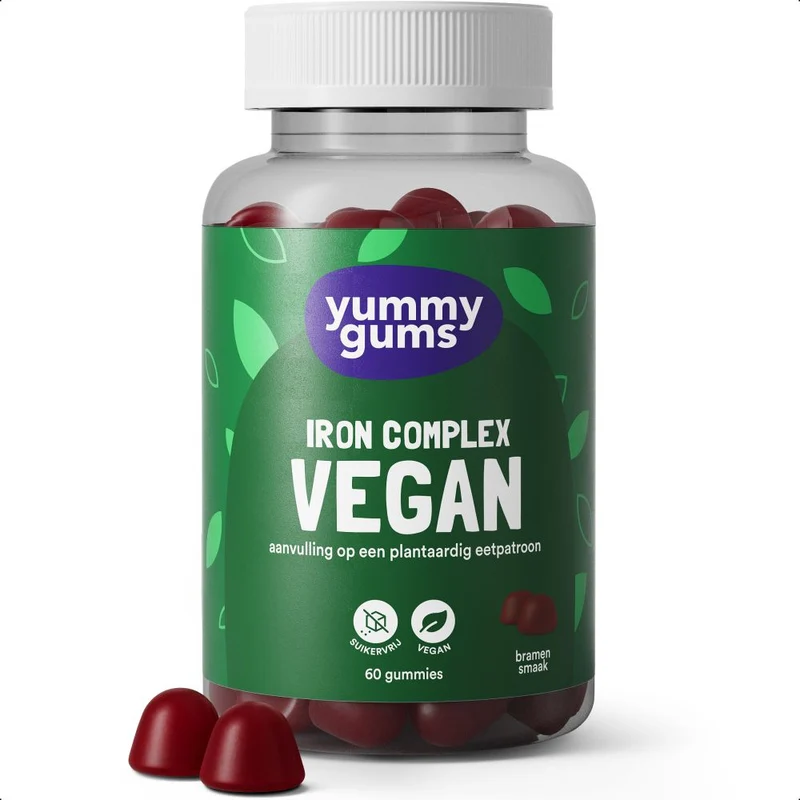 Yummy Gums Iron Complex Vegan 60 stuks