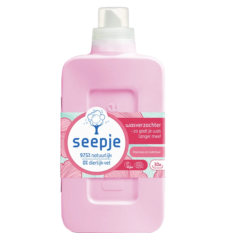 Seepje Wasverzachter 'Pioenroos En Cederhout' 750 ml
