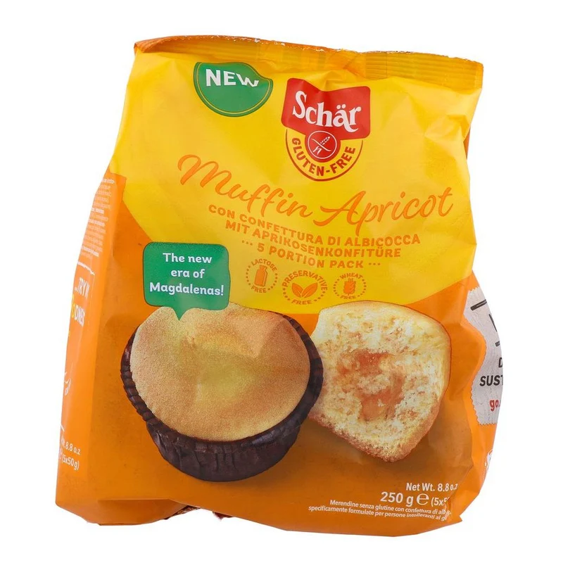 Schar Muffin Abrikoos 250 gram