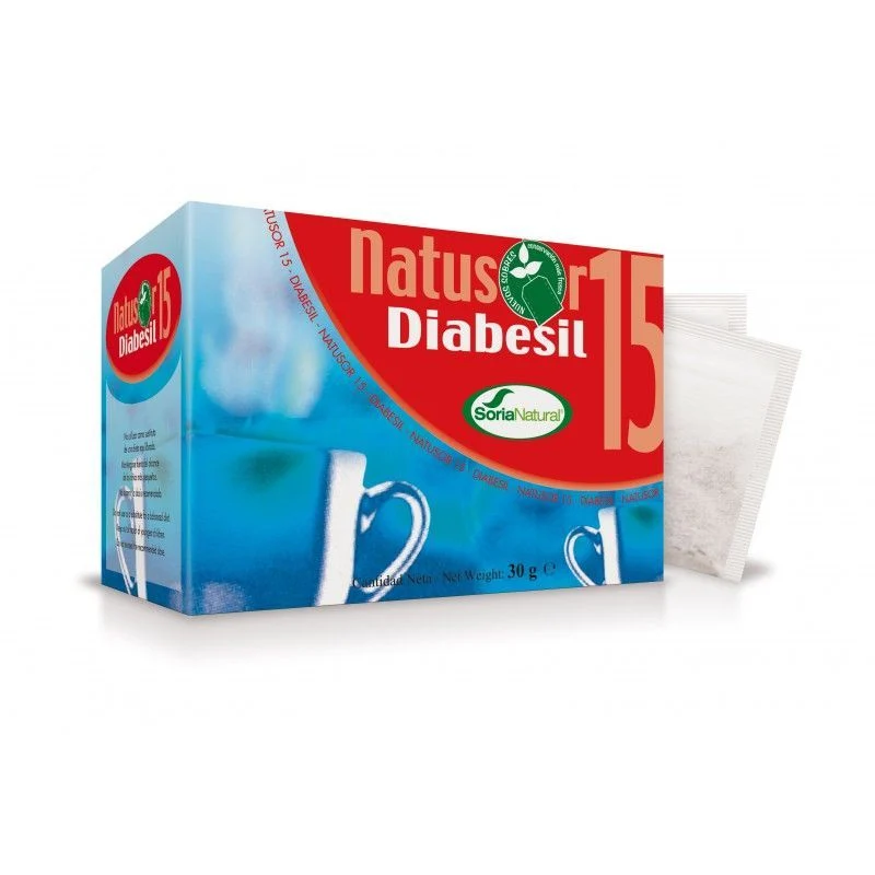 Soria Natural Kruidenthee Diabesil Nr15 Zakjes 20 st