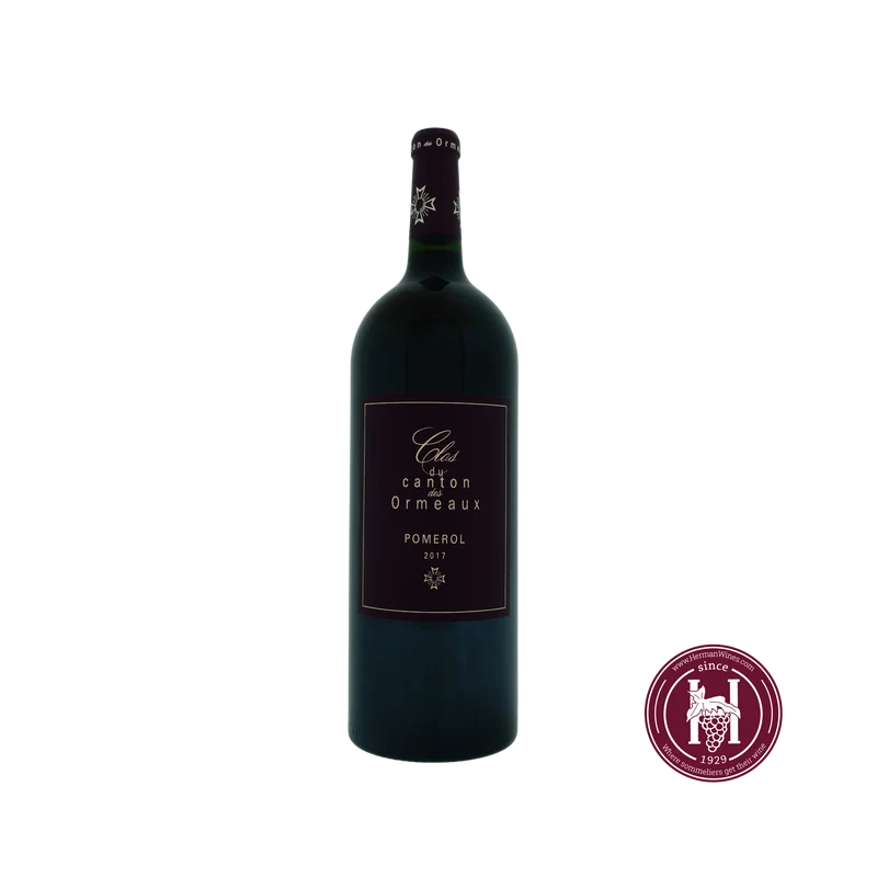 Clos Du Canton Des Ormeaux - Pomerol - 2017 - 1.5L - Frankrijk - Bordeaux - Rood