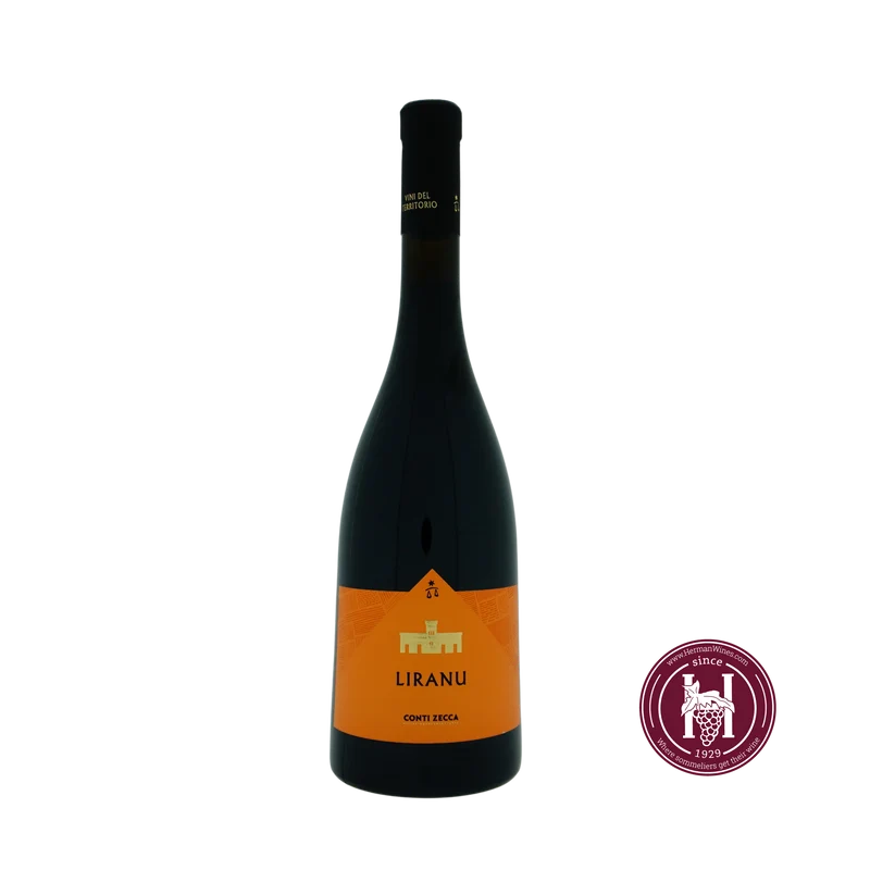 Liranu Negroamaro DOP Leverano - Conti Zecca - 2017 - 0.75L - Italië - Apulië - Rood