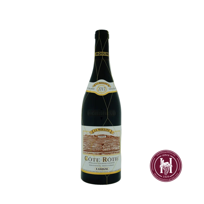 Cote Rotie La Mouline - Guigal - 2017 - 0.75L - Frankrijk - Rhône - Rood