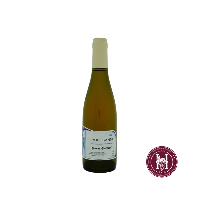 Roussanne Igp Collines Rhodaniennes - Jeanne Gaillard - 2020 - 0.375L - Frankrijk - Rhône - Wit
