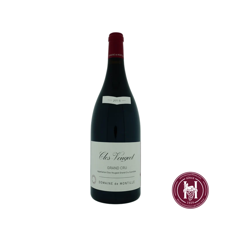Clos Vougeot G.C. - De Montille - 2018 - 1.5L - Frankrijk - Bourgogne - Rood