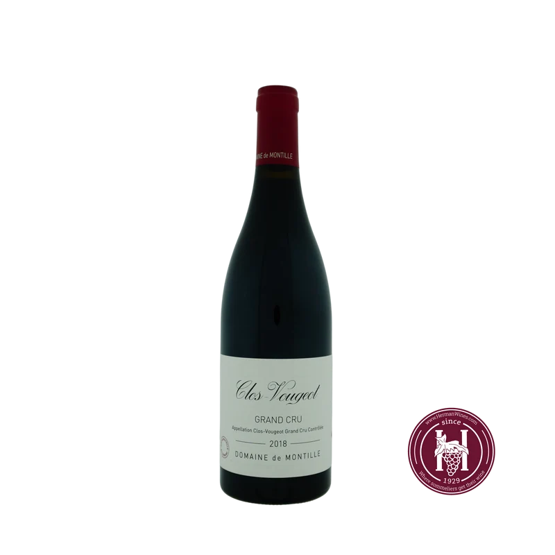 Clos Vougeot G.C. - De Montille - 2018 - 0.75L - Frankrijk - Bourgogne - Rood