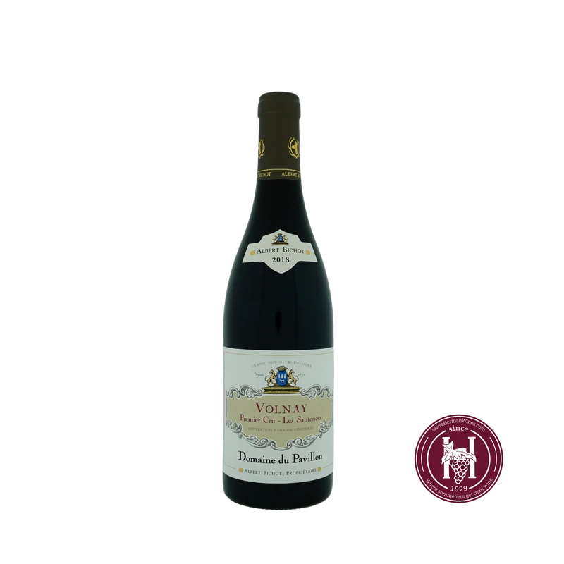 Volnay 1er cu Santenots - Du Pavillon, Albert Bichot - 2018 - 0.75L - Frankrijk - Bourgogne - Rood