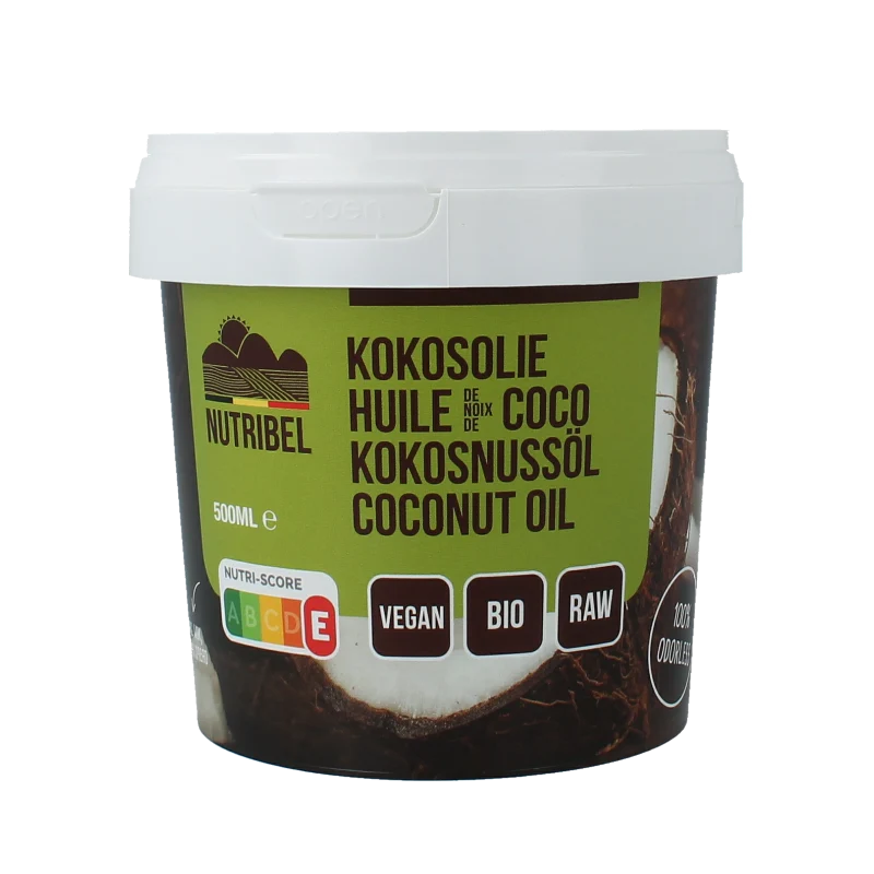 Nutribel Kokosolie geurloos bio 500 ml