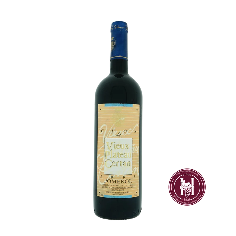 Clos Du Vieux Plateau Certan - Pomerol - 1995 - 0.750 - Bordeaux - Frankrijk