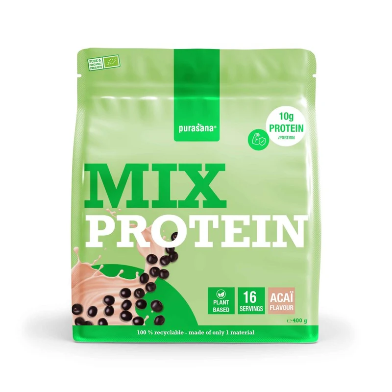 Purasana Plant protein mix rode biet bio 400 gram
