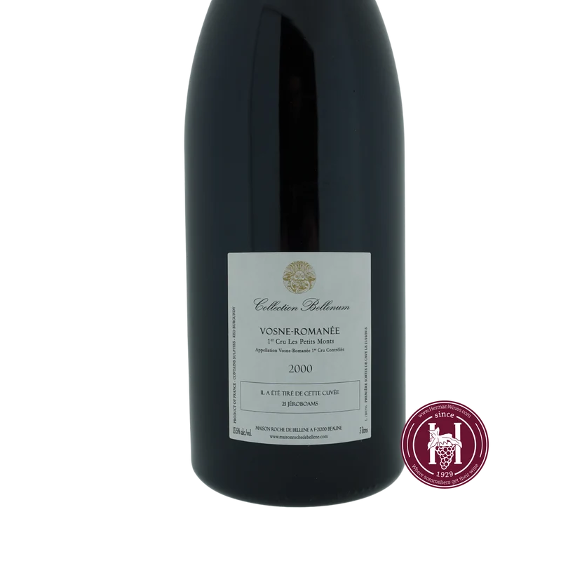 Vosne Romanee 1er cru Petits Monts - Roche De Bellene, Collection Bellenum - 2000 - 3000 - Bourgogne - Frankrijk