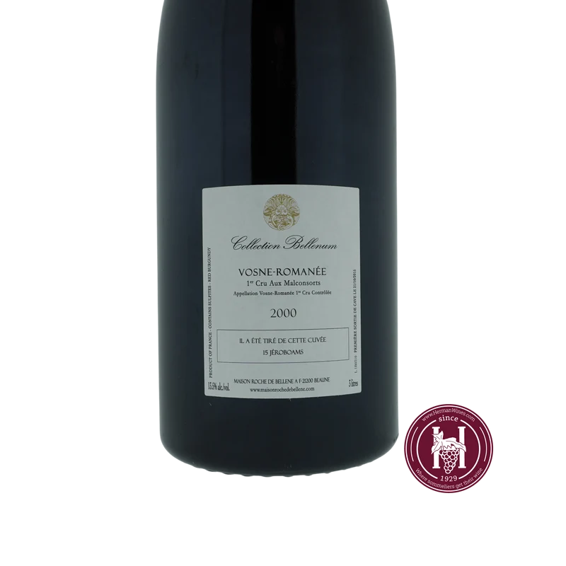 Vosne Romanee 1er cru Malconsorts - Roche De Bellene, Collection Bellenum - 2000 - 3000 - Bourgogne - Frankrijk