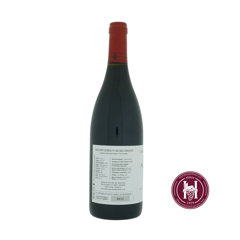 Nuits Saint Georges 1er cru Aux Chaignots - Roche De Bellene - 2011 - 0.750 - Bourgogne - Frankrijk