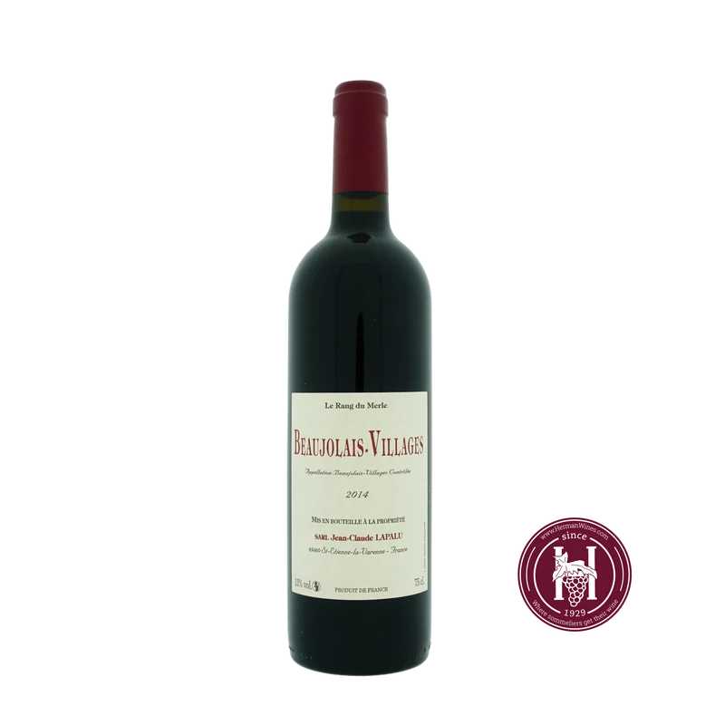 Beaujolais Villages Rang Du Merle - Jean-Claude Lapalu - 2014 - 0.750 - Beaujolais - Frankrijk
