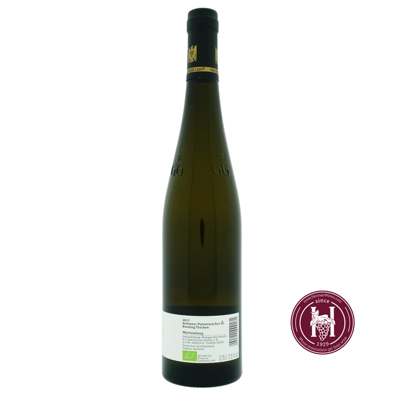 Stettener Pulvermacher Riesling Grosses Gewachs - Karl Haidle - 2017 - 0.750 - Württemberg - Duitsland
