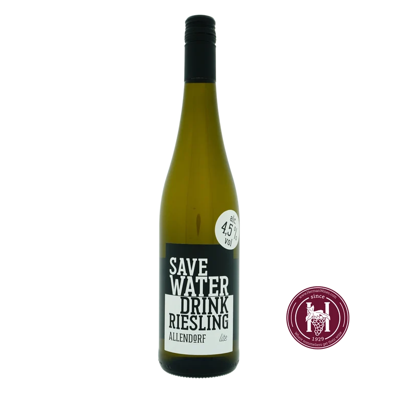 Save Water Drink Riesling Lite - Allendorf - 2018 - 0.750 - Rheingau - Duitsland