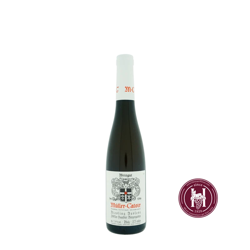 Riesling Haardter Burgergarten Auslese - Müller-Catoir - 2005 - 0.375 - Pfalz - Duitsland
