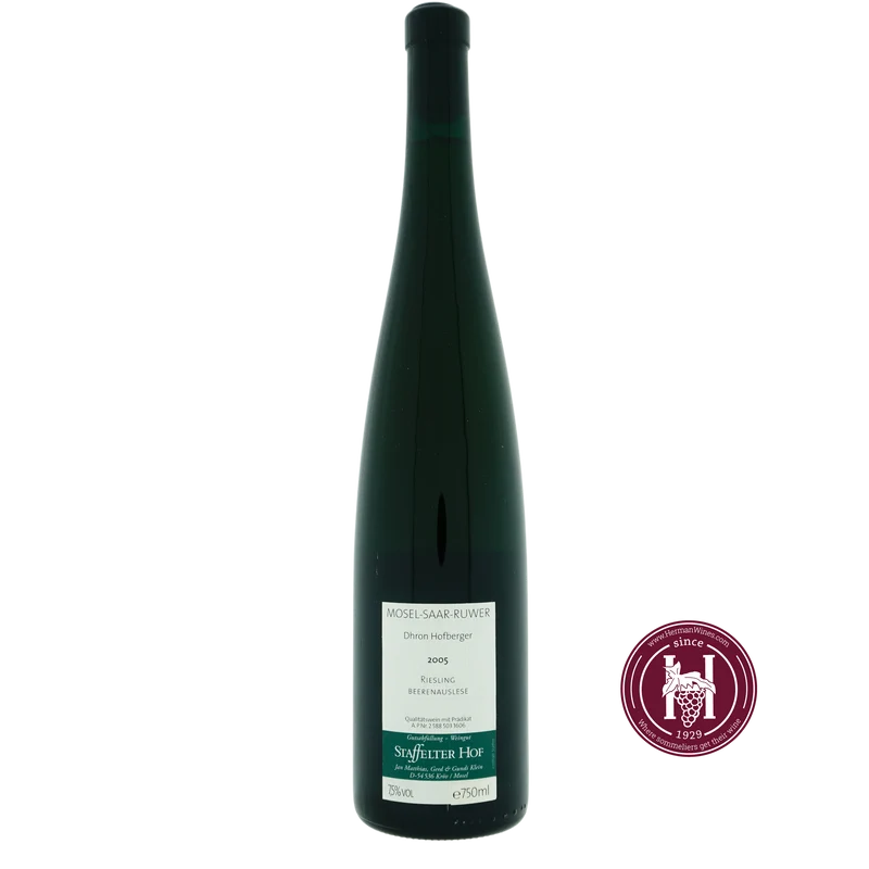 Dhron Hofberger Beerenauslese - Staffelter Hof - 2005 - 0.750 - Moezel - Duitsland