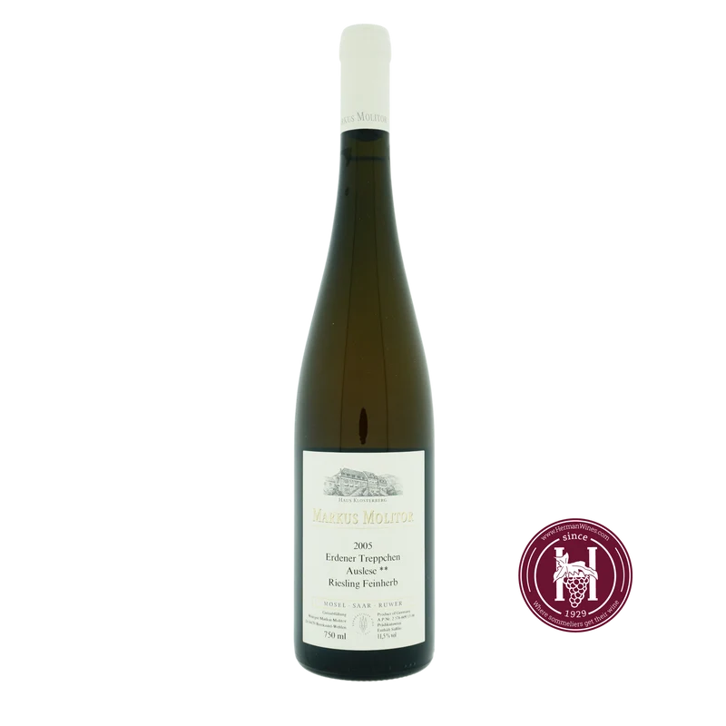 Erdener Treppchen Feinherb Auslese ** - Markus Molitor - 2005 - 0.750 - Moezel - Duitsland