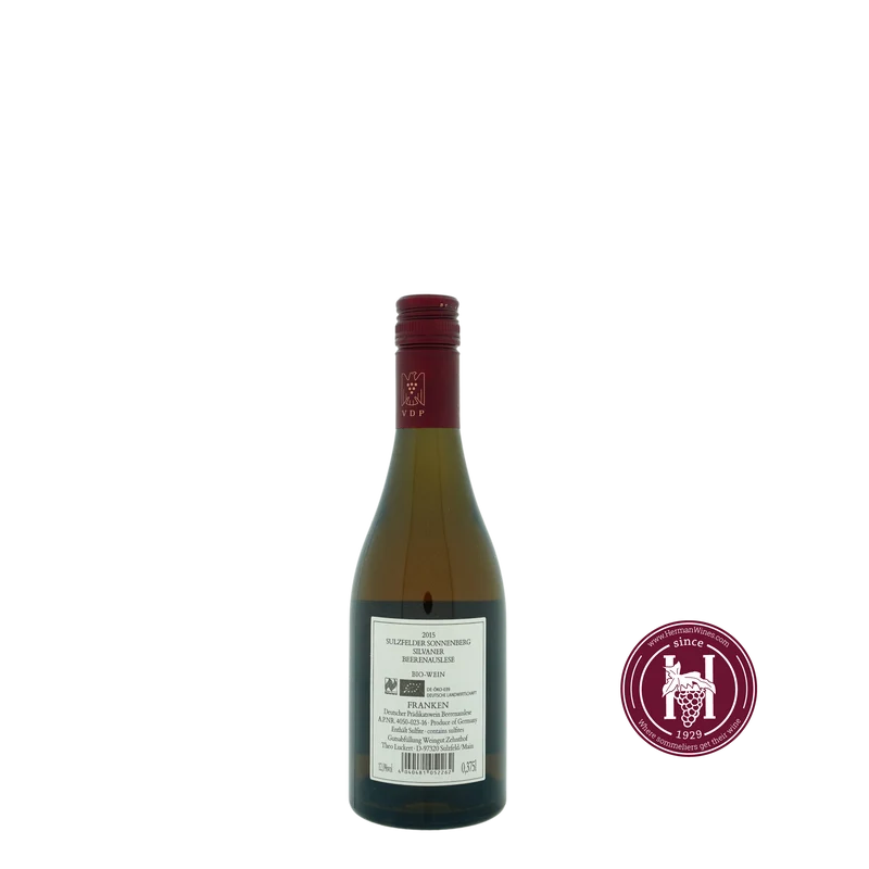 Sonnenberg Silvaner Beerenauslese - Zehnthof Luckert - 2015 - 0.375 - Franken - Duitsland