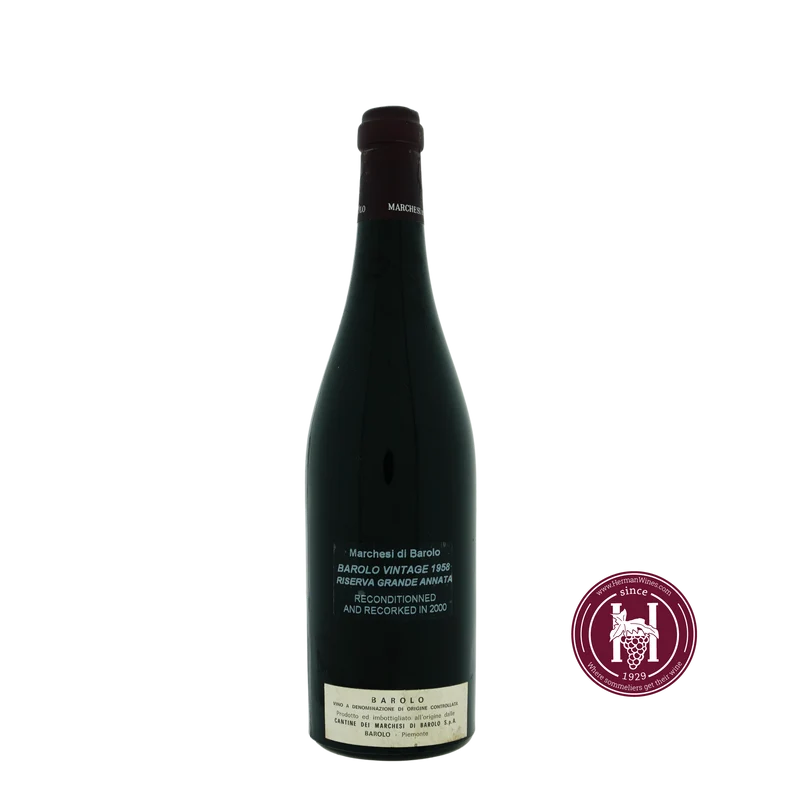 Barolo Riserva - Marchesi Di Barolo - 1958 - 0.750 - Piëmonte - Italië