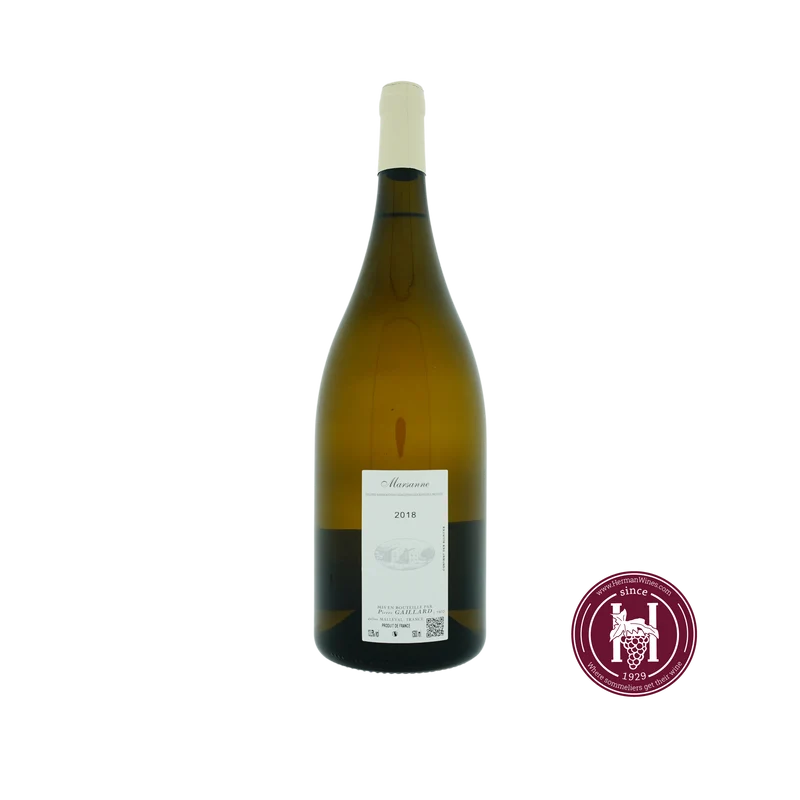 Marsanne Igp Collines Rhodaniennes - Jeanne Gaillard - 2018 - 1500 - Rhône - Frankrijk