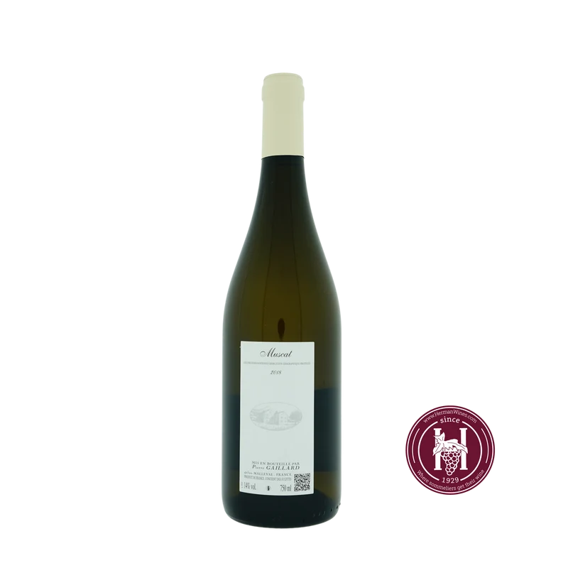 Muscat IGP Collines Rhodanniennes - Jeanne Gaillard - 2018 - 0.750 - Rhône - Frankrijk