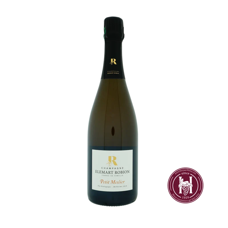 Champagne Petit Meslier deg. 11/21 - Elemart Robion - 2018 - 0.75L - Frankrijk - Champagne - Wit