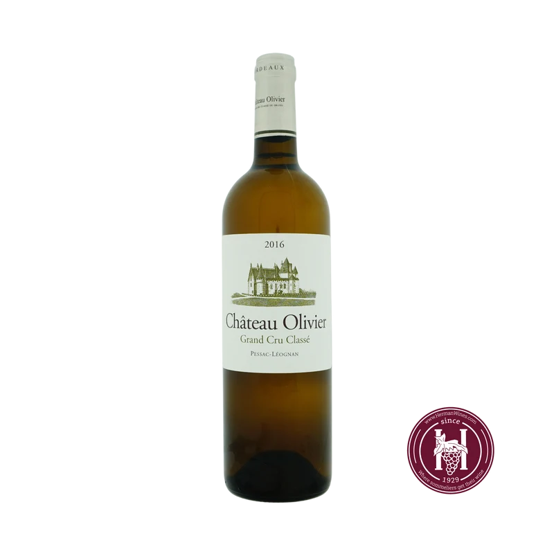 Chateau Olivier blanc - Graves / Pessac Leognan - 2016 - 0.75L - Frankrijk - Bordeaux - Rood