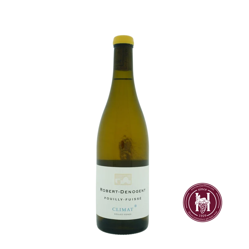 Pouilly Fuisse Climat - Robert-Denogent - 2021 - 0.75L - Frankrijk - Bourgogne - Wit