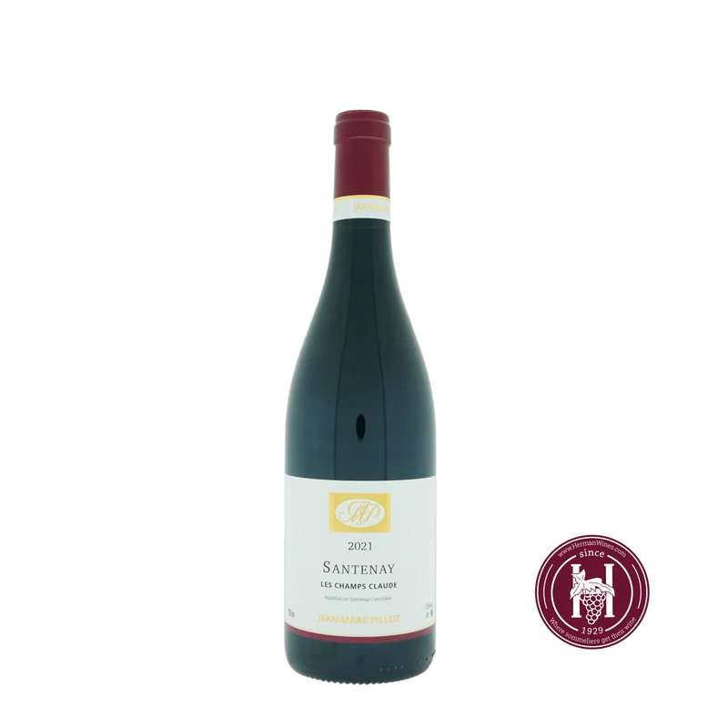 Santenay les Champs Claude - Domaine Jean Marc Pillot - 2021 - 0.75L - Frankrijk - Bourgogne - Rood