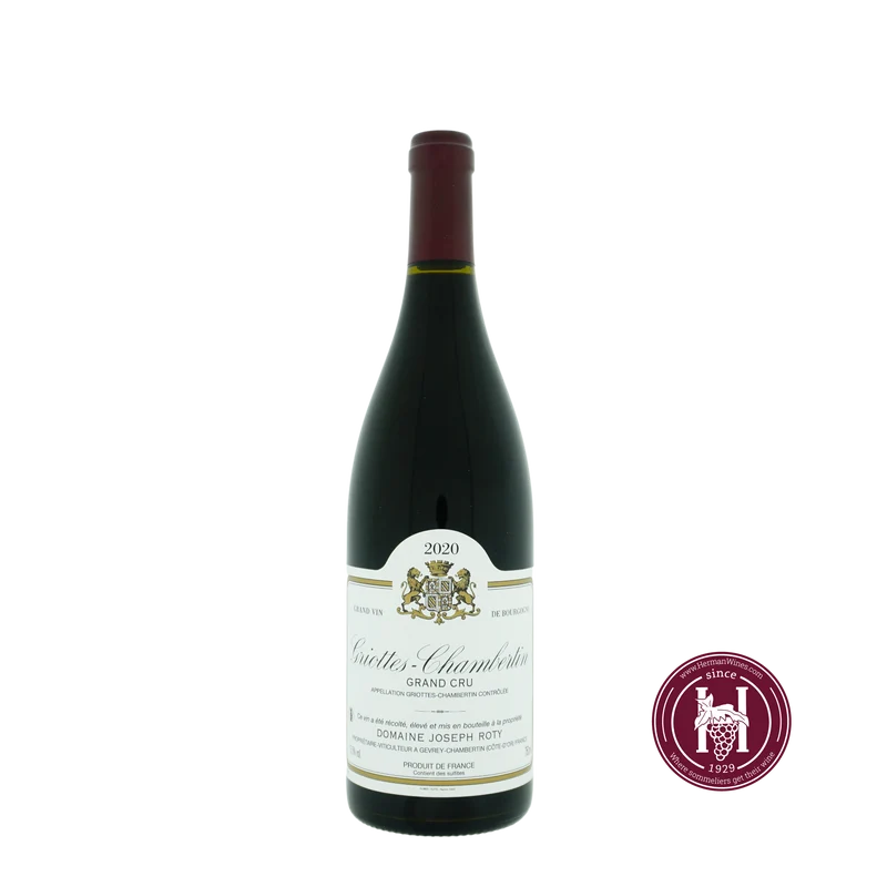 Griottes Chambertin G.C. - Domaine Joseph Roty - 2020 - 0.75L - Frankrijk - Bourgogne - Rood