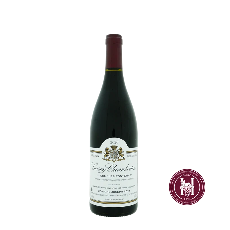 Gevrey Chambertin 1er Cru Les Fonteneys - Domaine Joseph Roty - 2020 - 0.75L - Frankrijk - Bourgogne - Rood