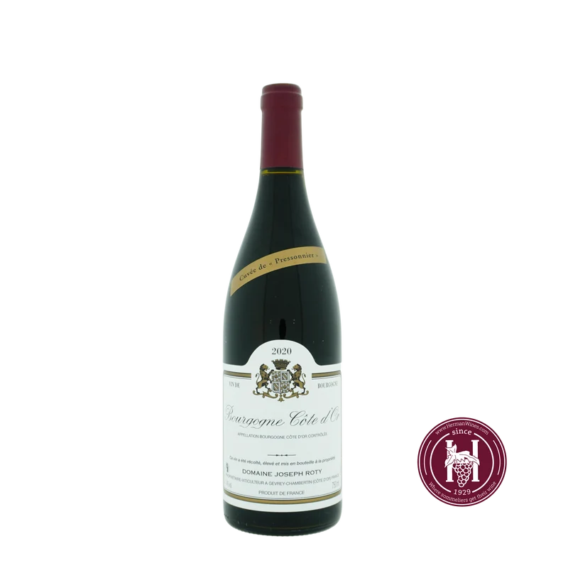 Bourgogne Rouge Cuvee de Pressonnier - Domaine Joseph Roty - 2020 - 0.75L - Frankrijk - Bourgogne - Rood