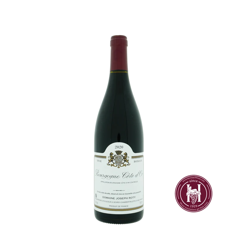 Bourgogne Rouge Cote d Or - Domaine Joseph Roty - 2020 - 0.75L - Frankrijk - Bourgogne - Rood