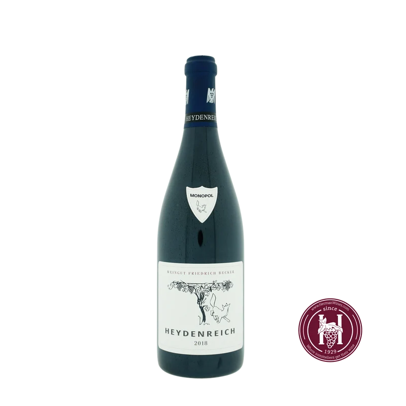 Pinot Noir Heydenreich - Weingut Friedrich Becker - 2018 - 0.75L - Duitsland - Pfalz - Rood