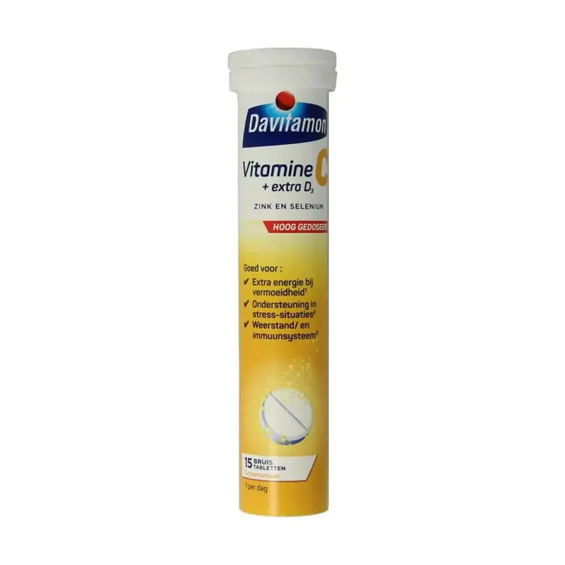Davitamon Vitamine C & D3 15 bruistabletten