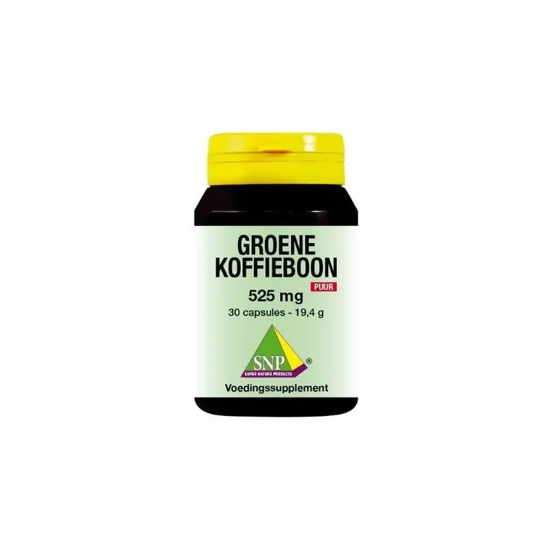 SNP Groene koffiebonen 525 mg puur 30 capsules