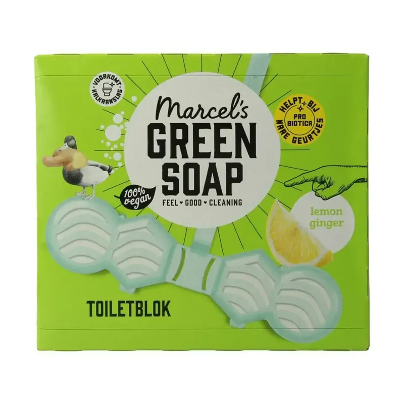 Marcels Green Soap Toiletblok citroen & gember 35 gram