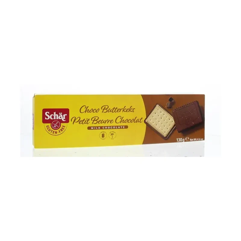 Schar Butterkeks (biscuit) chocolade 130 gram
