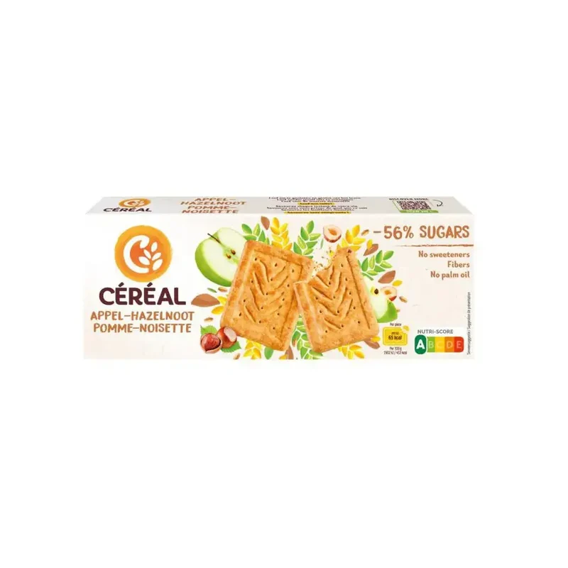Cereal Appel hazelnoot koek 230 gram