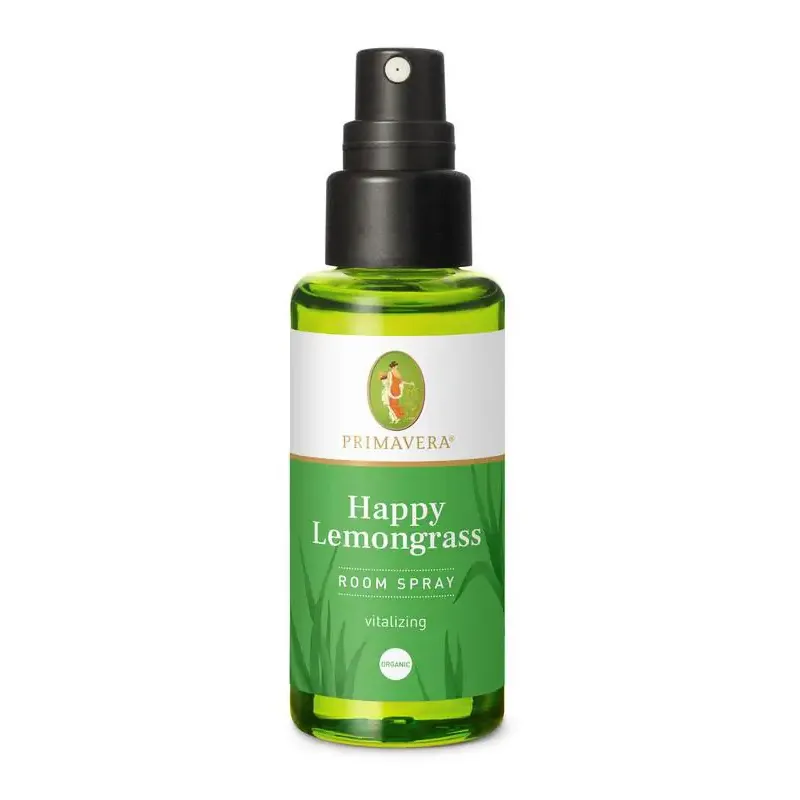 Primavera Roomspray happy lemongrass biologisch 50 ml