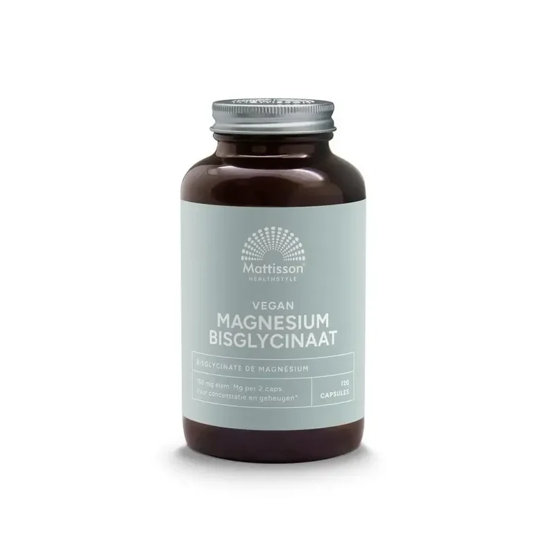 Mattisson Vegan magnesium bislgycinaat 150 mg 120 vcaps