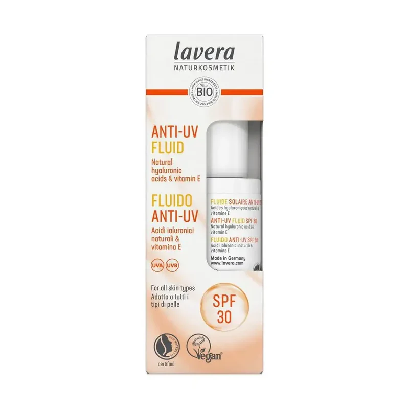 Lavera anti uv fluid spf30 bio 30 ml